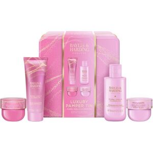 Baylis & Harding Jojoba, Vanilla & Almond Oil dárková sada plechový box obraz