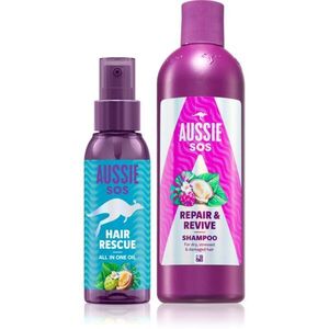 Aussie SOS Hair Rescue & Repair & Revive sada pro suché, namáhané vlasy obraz