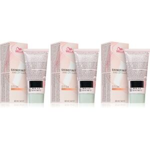 Wella Professionals Shinefinity Zero Lift Glaze demipermanentní barva na vlasy výhodné balení odstín 07/34 - Paprika Spice obraz
