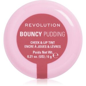 Revolution Bouncy Pudding Lip & Cheek multifunkční líčidlo na rty a tváře odstín Rosy Cloud 6 g obraz