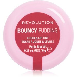 Revolution Bouncy Pudding Lip & Cheek multifunkční líčidlo na rty a tváře odstín Pink Mood 6 g obraz