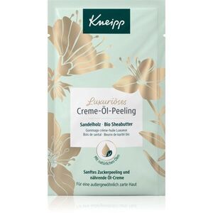 Kneipp Luxurious Sheabutter tělový peeling s bambuckým máslem Sandalwood & Bio Sheabutter 40 ml obraz