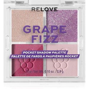 Revolution Relove Pocket Palette paletka očních stínů odstín Grape Fizz 4x0.72 g obraz