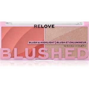 Revolution Relove Blushed Duo Blush & Highlighter tvářenka s rozjasňovačem 1 ks obraz