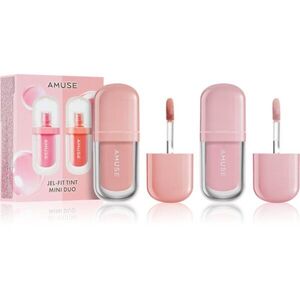AMUSE Jel-Fit Tint Mini Duo sada hydratačních lesků na rty odstín Warm Tone 2x1.5 ml obraz