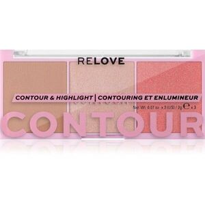Revolution Relove Colour Play Contour Trio Palette konturovací paletka odstín Sugar 6 g obraz