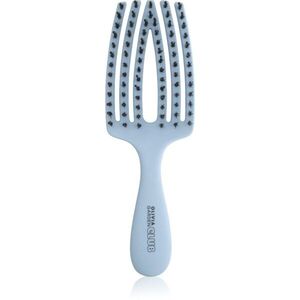 Olivia Garden Club The Nomad Detangling&Shine Fingerbrush​ plochý kartáč na vlasy Blue 1 ks obraz