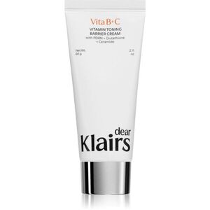 Dear Klairs Vitamin Toning Barrier Cream rozjasňující hydratační krém pro posílení pleťové bariéry 60 g obraz