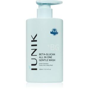 IUNIK Beta Glucan All In One Gentle Wash jemná čisticí pěna na tvář, tělo a vlasy 300 ml obraz