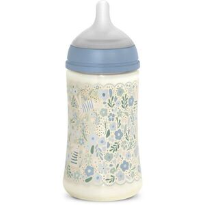 Suavinex Wonderland SX Pro Physiological Anti-Colic kojenecká láhev M Medium Flow 3 m+ Blue Flower 270 ml obraz