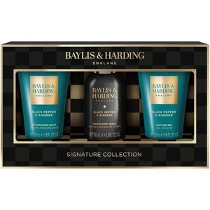Baylis & Harding Black Pepper & Ginseng dárková sada na obličej, tělo a vlasy pro muže obraz