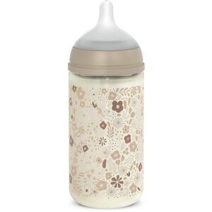 Suavinex Wonderland SX PRO +3 MF dětská láhev Cream-Coloured Flower 240 ml obraz