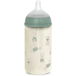 Suavinex Wonderland SX PRO +3 MF dětská láhev Green Rabbit 240 ml obraz