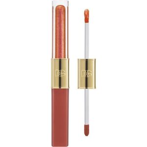 Dolce&Gabbana Make It Double! Lip Tint & Gloss Duo dlouhotrvající rtěnka a lesk na rty 2 v 1 odstín 01 Orange Squeeze - Warm Nude & Orange Shimmer 2x2 obraz