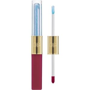Dolce&Gabbana Make It Double! Lip Tint & Gloss Duo dlouhotrvající rtěnka a lesk na rty 2 v 1 odstín 03 Sour Swirl - Mauve & Blue Shimmer 2x2 ml obraz