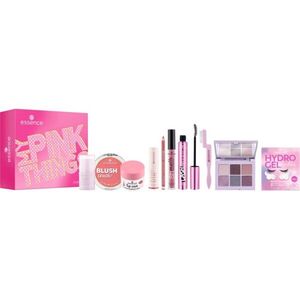essence MY PINK THINGS sada dekorativní kosmetiky obraz