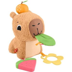 Fisher-Price Snuggly Snacky Capy plyšová hračka s chrastítkem 1 ks obraz