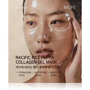 Nacific Rice + Pepta Collagen Gel Mask hydratační plátýnková maska pro rozjasnění a vyhlazení pleti 1 ks obraz