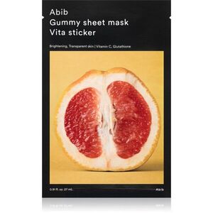 Abib Gummy Sheet Mask Vita Sticker rozjasňující plátýnková maska se zklidňujícím účinkem 27 ml obraz