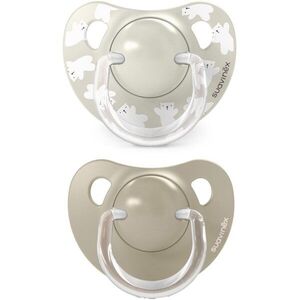 Suavinex Wild & Free Anatomical Silicone 6-18m dudlík Cream 2 ks obraz