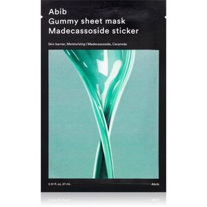 Abib Gummy Sheet Mask Madecassoside Sticker zklidňující plátýnková maska pro posílení kožní bariéry 27 ml obraz