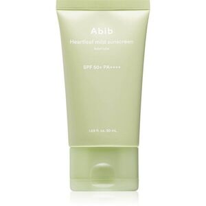 Abib Heartleaf Mild Sunscreen Relief Tube opalovací krém na obličej se zklidňujícím účinkem SPF 50+ 50 ml obraz