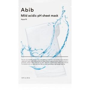 Abib Mild Acidic pH Sheet Mask Aqua Fit plátýnková maska pro intenzivní hydrataci pleti 30 ml obraz