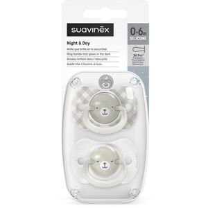 Suavinex Wild & Free Night & Day dudlík Grey 2 ks obraz
