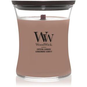 Woodwick Crystal Ginger vonná svíčka s dřevěným knotem 275 g obraz