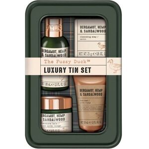 Baylis & Harding The Fuzzy Duck Bergamot, Hemp & Sandalwood dárková sada plechový box obraz