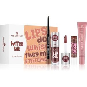 essence toffee talk brown lip set dárková sada na rty 01 Pout Au Chocolat obraz
