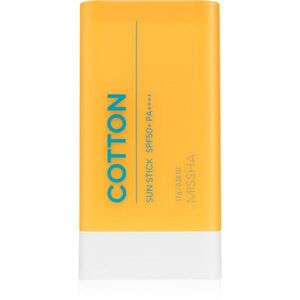 Missha All Around Safe Block Cotton Sun Stick voděodolný opalovací krém na obličej v tyčince SPF 50+ 17 g obraz