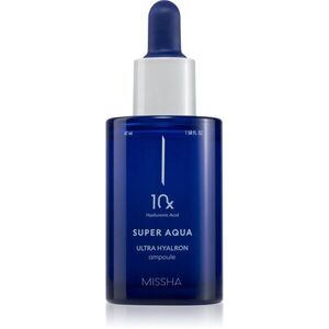 Missha Super Aqua 10x Ultra Hyalron Ampoule intenzivně hydratační pleťové sérum se zklidňujícím účinkem 47 ml obraz