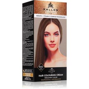 Kallos Glow Lasting Cream Colour permanentní barva na vlasy odstín Light Blond 60 ml obraz