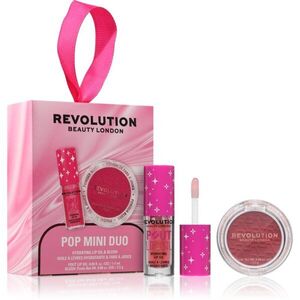 Revolution Pop Mini Duo Hydrating Lip Oil & Blush dárková sada pro ženy 1 ks obraz