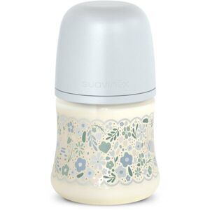 Suavinex Wonderland SX Pro Physiological Anti-Colic kojenecká láhev Blue Flower 150 ml obraz