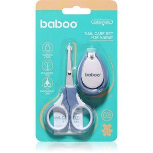 Baboo Nail Care Set manikúrní set pro děti od narození Blue Haze 0m+ 2 ks obraz