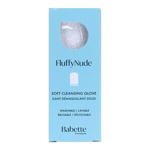 BABETTE - Fluffy Nude - Jemná rukavice pro čištění, odstraňování make-upu a peeling obraz