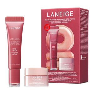 LANEIGE - Glazed and Bouncy Drumbeat Set - Sada balzámu na rty a noční pleťové masky obraz