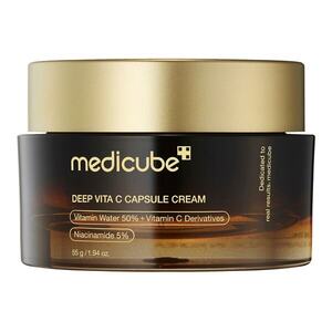 MEDICUBE - Deep Vita C Capsule Cream - Rozjasňující a sjednocující krém na obličej obraz