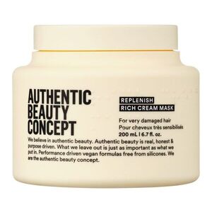AUTHENTIC BEAUTY CONCEPT - Replenish Rich Cream Mask - Regenerační maska pro husté a kudrnaté vlasy obraz