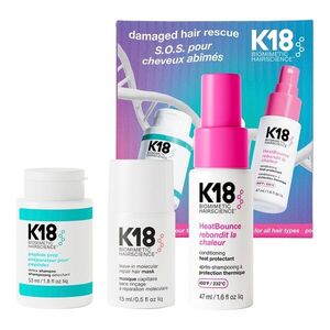 K18 - Damaged Hair Rescue Set - Třífázová sada pro péči o poškozené vlasy obraz