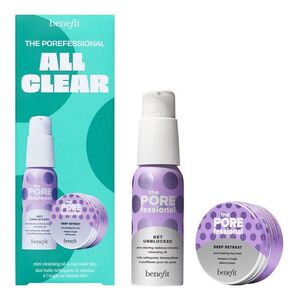BENEFIT COSMETICS - The POREfessional All Clear - Set čistícího oleje & jílové masky obraz