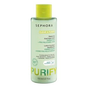 SEPHORA COLLECTION - CLEAR & PURIFY - Dvoufázová pleťová voda s kyselinou polyglutamovou obraz
