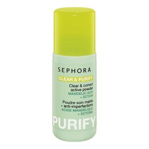 SEPHORA COLLECTION - CLEAR & PURIFY - Pečující pudr proti nedokonalostem, kyselina mandlová + ektoin obraz