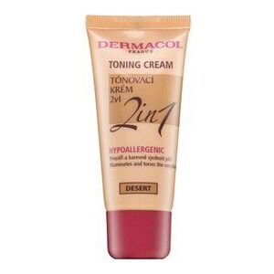 Dermacol Toning Cream 2in1 tónující a hydratační emulze pro sjednocení barevného tónu pleti Desert 30 ml obraz