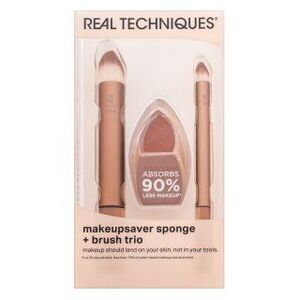 Real Techniques Makeupsaver Sponge + Brush Trio sada štětců obraz