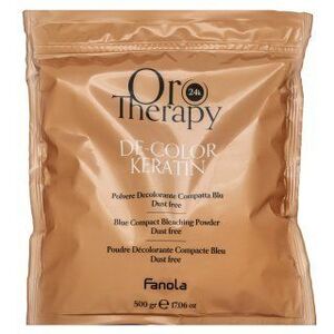 Fanola Oro Therapy 24k De-Color Keratin melírovací prášek pro zesvětlení vlasů 500 g obraz