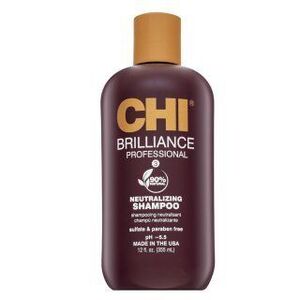CHI Deep Brilliance Olive & Monoi Neutralizing Shampoo čisticí šampon s hydratačním účinkem 355 ml obraz