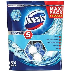Domestos Power 5 Ocean tuhý WC Blok 5x55g obraz